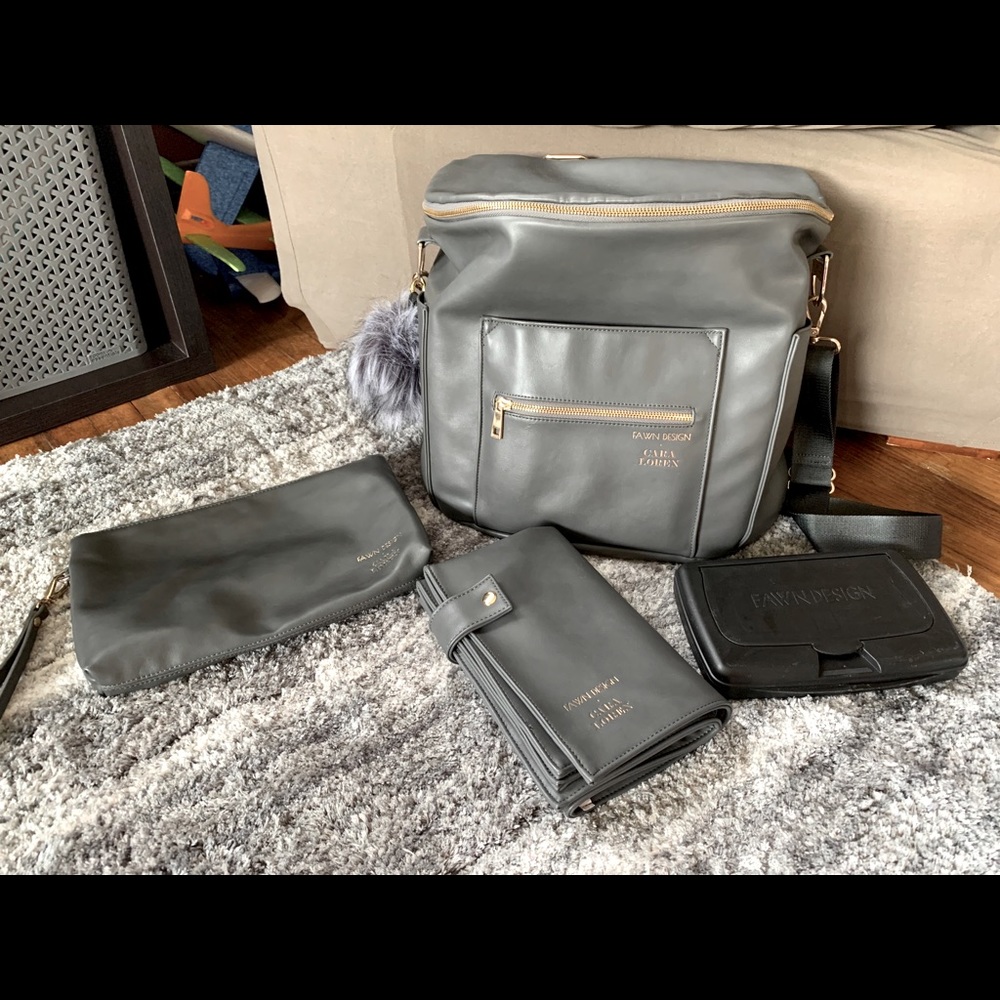 Fawn design diaper bag